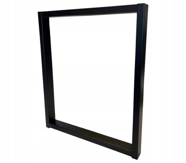 Kovové nohy na nižší stôl Drewik, 2 ks, profil 40 × 20 mm