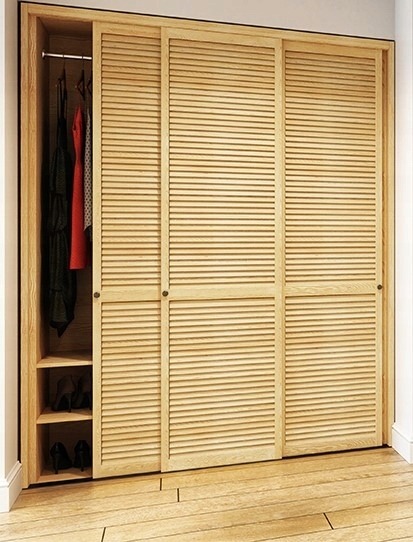 Borovicové lamelové dvierka 99,3 × 49,4 cm doplnia kuchynskú alebo šatníkovú skrinku o prírodný drevený front. Lamelová výplň pomáha vetrať úložný priestor a surový povrch si môžete natrieť. Balenie obsahuje jeden kus bez závesov.
