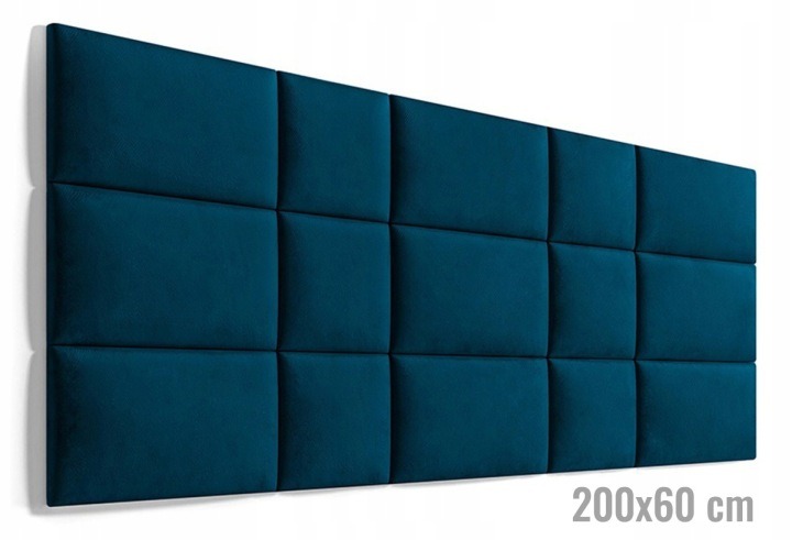 K8 – súprava 15 čalúnených panelov 200 × 60 cm s výberom poťahu