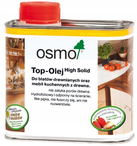 Osmo TopOil 3058 – bezfarebný matný olej na kuchynské dosky, 0,5 l