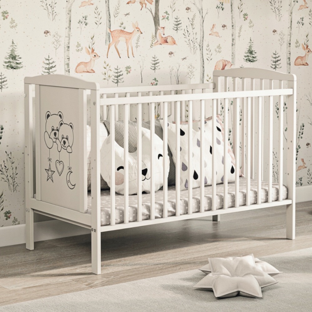 Bello Dva Misie 120 × 60 cm – postieľka s matracom