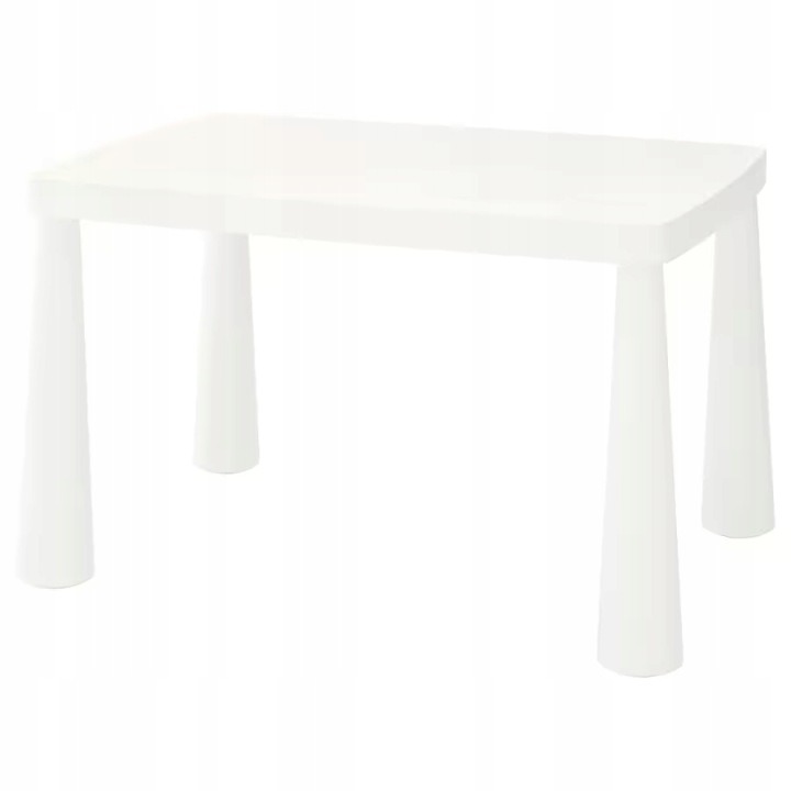 IKEA MAMMUT 503.651.77 – biely detský stolík 77 × 55 cm