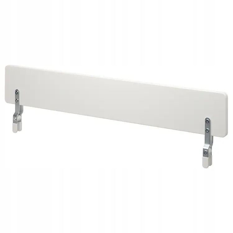 Biela ochranná zábrana na posteľ IKEA NATTAPA 96 cm