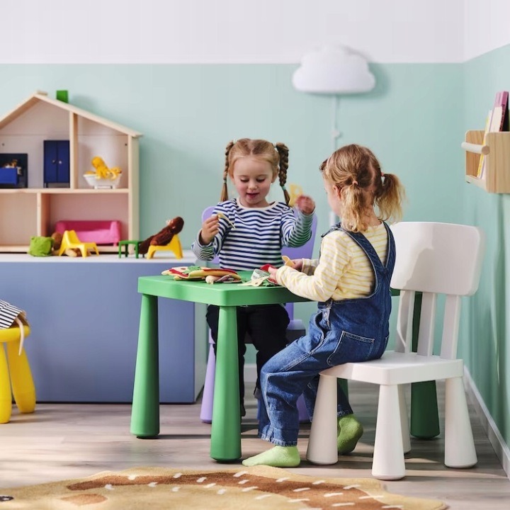Detský stolík IKEA MAMMUT 505.819.92 do izby aj záhrady