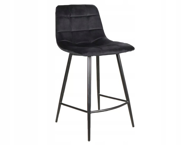 Signal Mila H-2 Velvet čierny polohoker, sed 60 cm