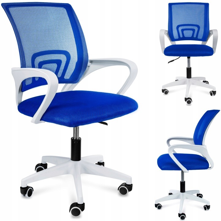 Jumi SMART CM-923492 – modrá otočná stolička, výška sedu 35–45 cm