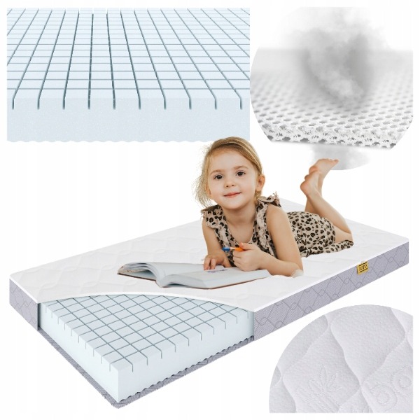 Detský penový matrac Komfort 90 × 180 cm – dve strany H2/H3