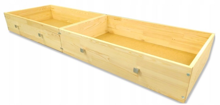 Prosbud Sz985+1 – bezfarebne lakovaná borovicová zásuvka 98,5 × 57 × 24 cm. Bezfarebne lakovaná borovicová zásuvka vytvára úložný priestor pod posteľou a zachováva drevený vzhľad. Bielizeň, hračky alebo každodenné doplnky môžete odložiť mimo pohľadu a mie