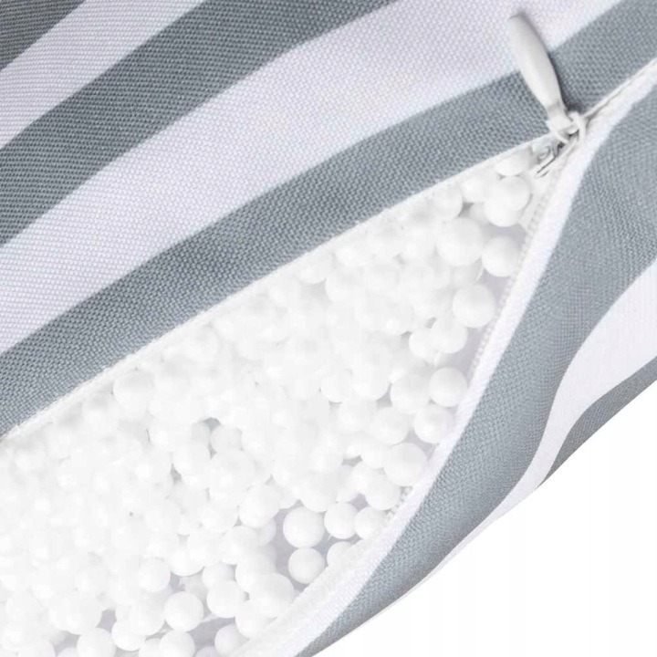 Egato EPS100L obsahuje 100 l bielych polystyrénových guľôčok s uvádzaným priemerom 1–3 mm. Sú určené na dopĺňanie sedacích vakov, pufov a vankúšov; množstvo môžete prispôsobiť tomu, ako pevne má výrobok držať tvar.