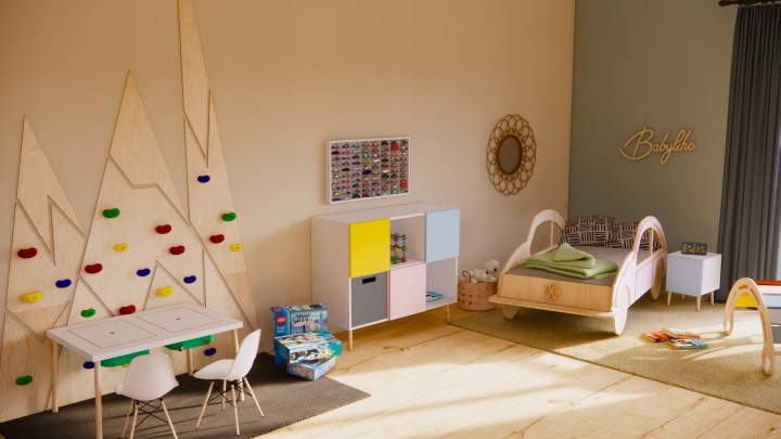 Organizér na zbierku modelov autíčok z laminovanej dosky, 80 miest