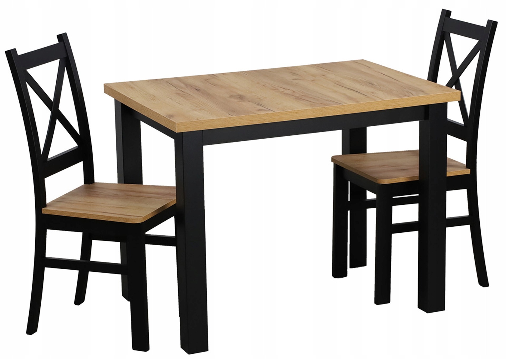 Jedálenský set BIRD Meble M0019-2: stôl 100 × 70 cm a 2 stoličky