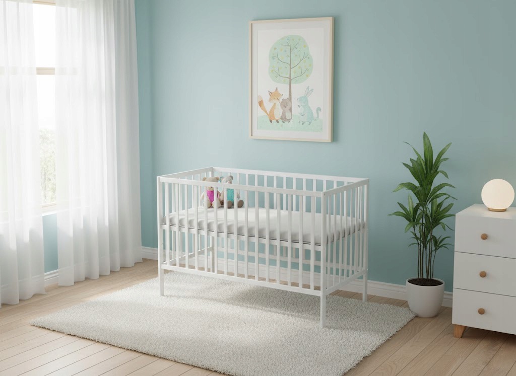 Bobas MAGDA 120 × 60 cm – postieľka s prídavnou bočnicou