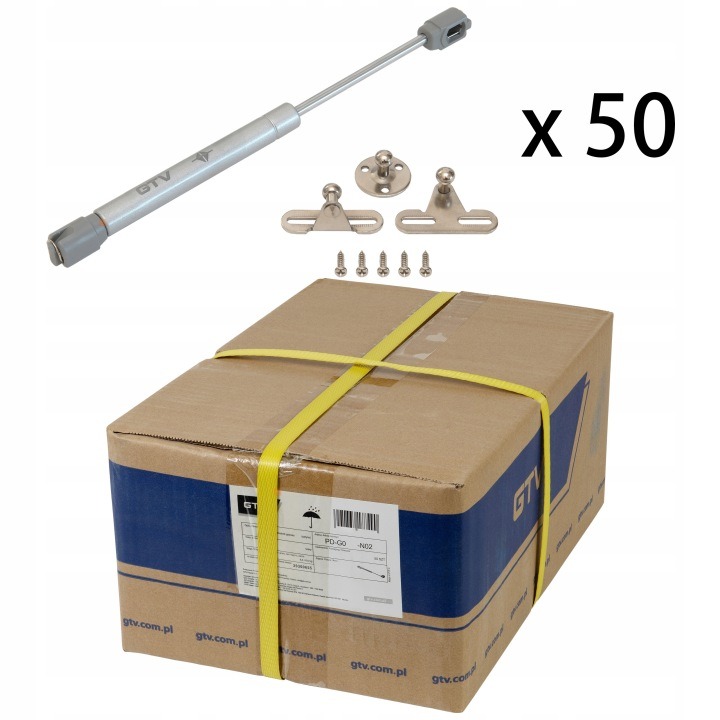 GTV STANDARD PD-G0100-N02 – plynová vzpera 100 N, balenie 50 ks