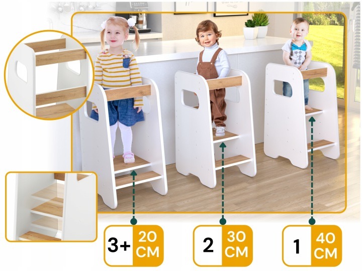 Regulovateľný pomocník defiPad k linke, podesta 20–40 cm