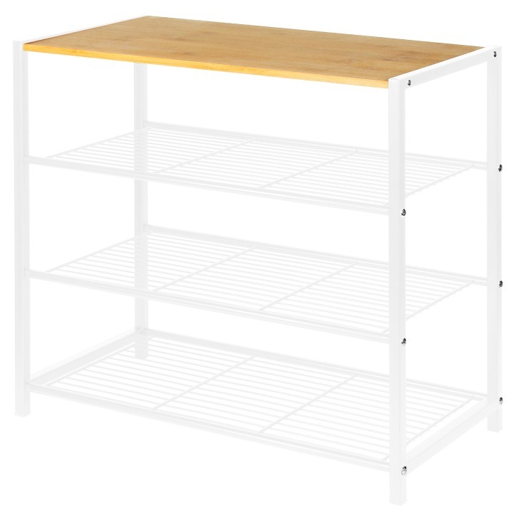 Regál Brunbeste 3394 na topánky, 60 × 56 × 30 cm, s hornou MDF policou