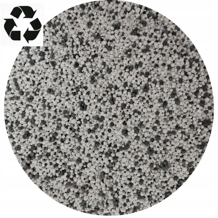 Recyklovaný EPS regranulát 300 l do pufov, zrnitosť 2–4 mm