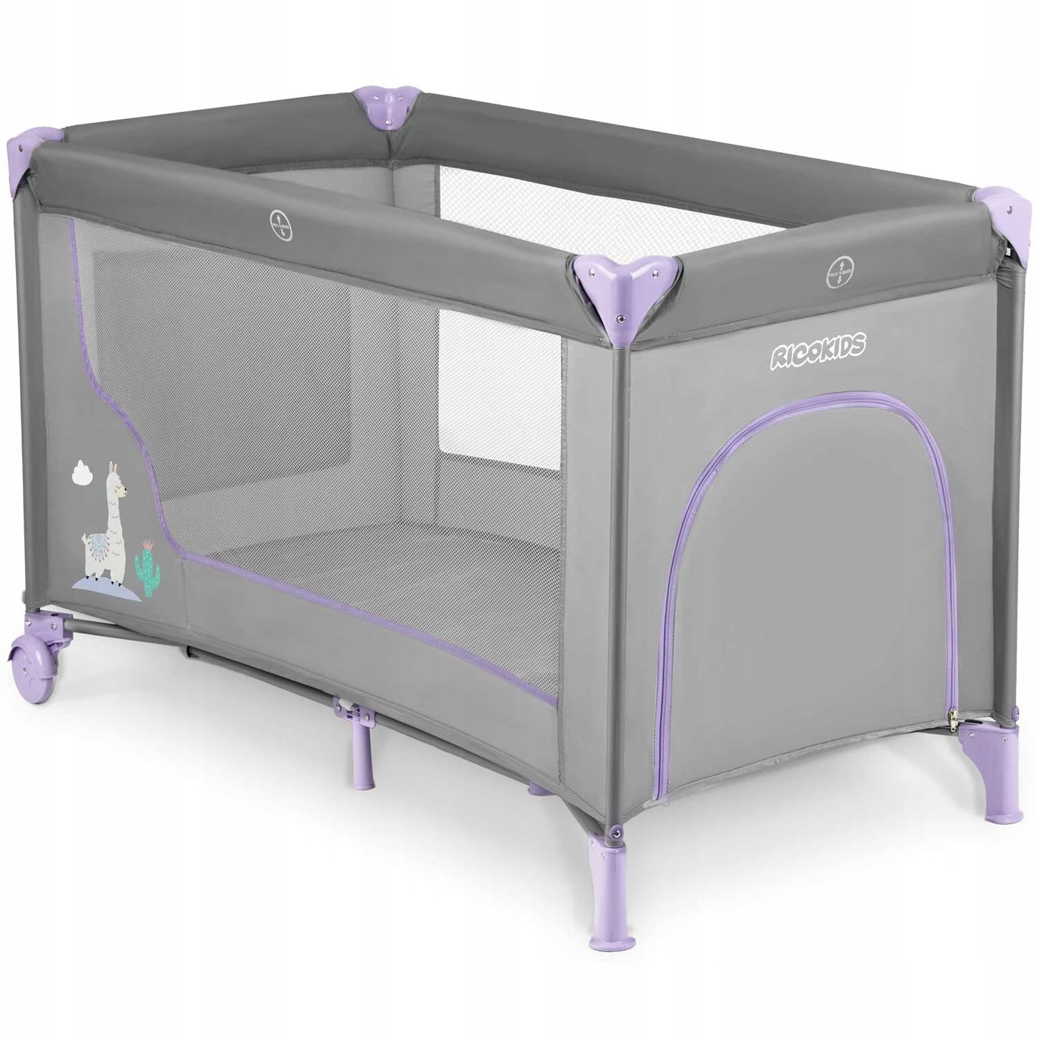 RicoKids RK-240 – skladacia cestovná postieľka s bočným vstupom