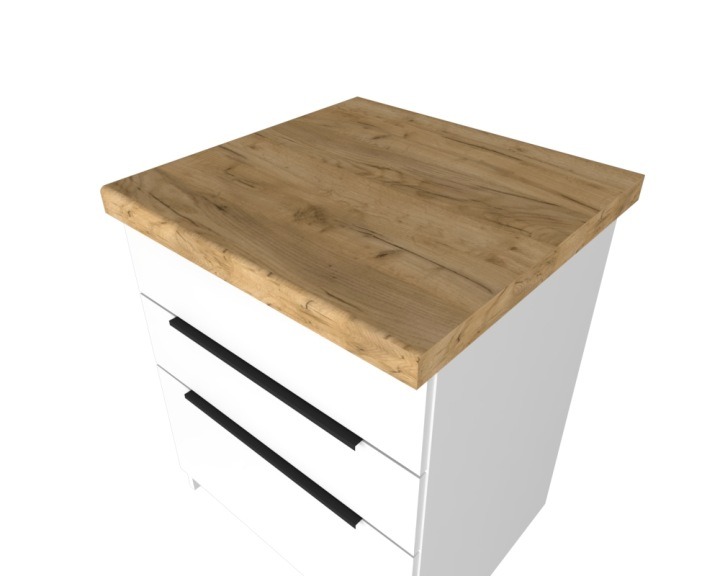 Kuchynská doska zlatý dub Craft 80 × 60 × 3,8 cm