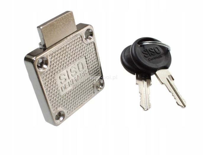 Mechanický zámok SISO X-850 do skrinky s 2 kľúčmi a rozetou