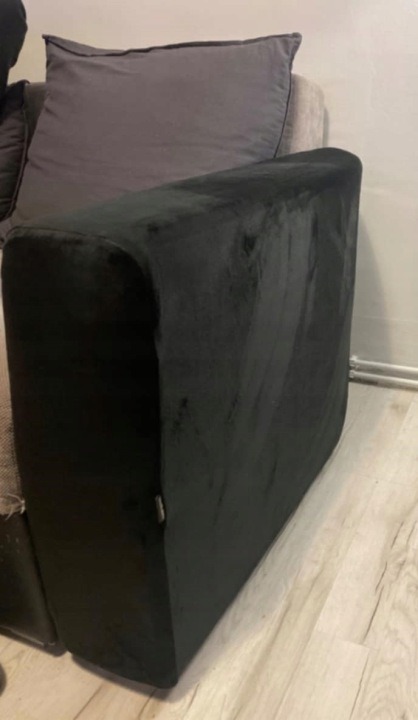 Hnedý ochranný poťah na opierku 94–96 × 19–22 × 52–56 cm