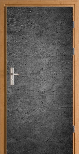 Tmavá betónová fólia Decors24 na dvere 95 × 205 cm