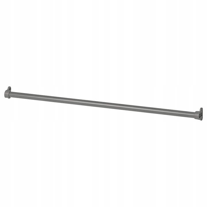 Dvojbalenie tmavosivých tyčí IKEA KOMPLEMENT do skrine PAX 100 × 58 cm