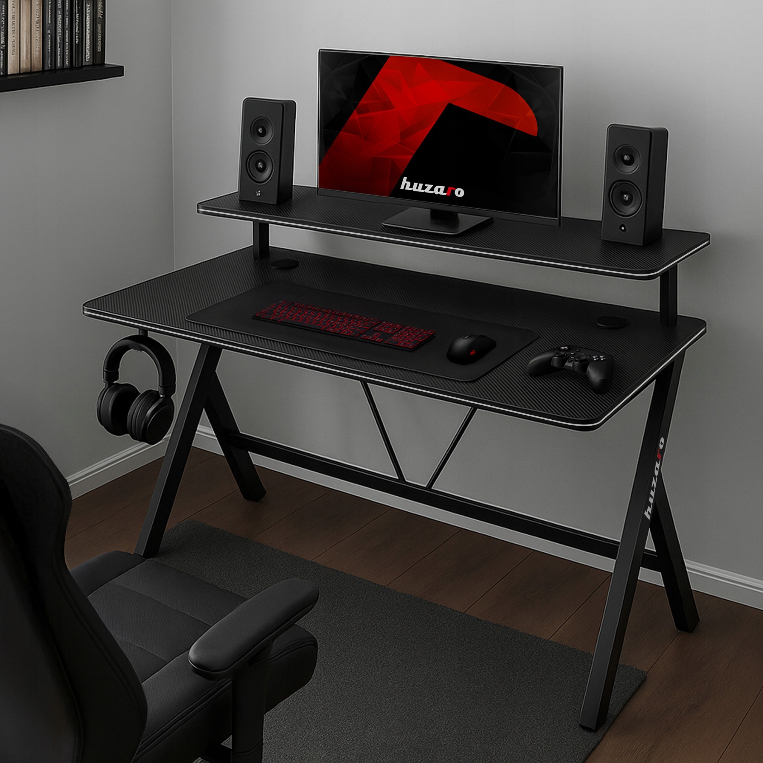 Stôl Huzaro Hero 1.9 Black, šírka 120 cm