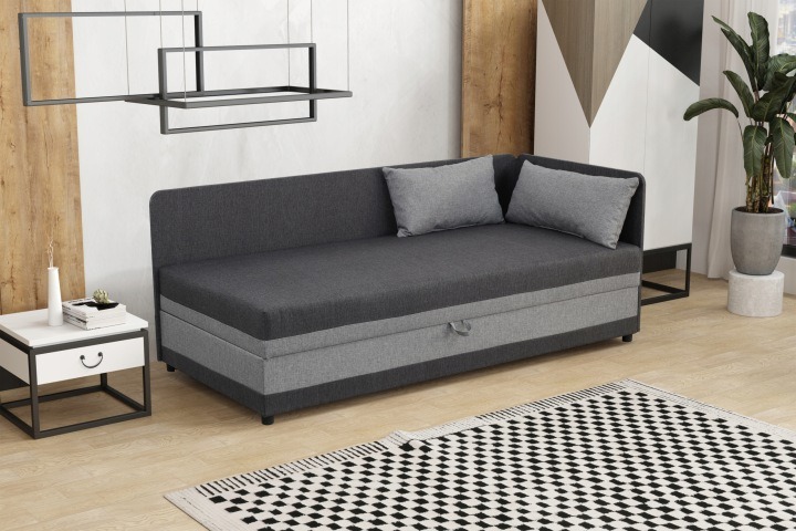 Posteľ Hirek Eko 80 × 180 cm s penovým matracom a úložným priestorom