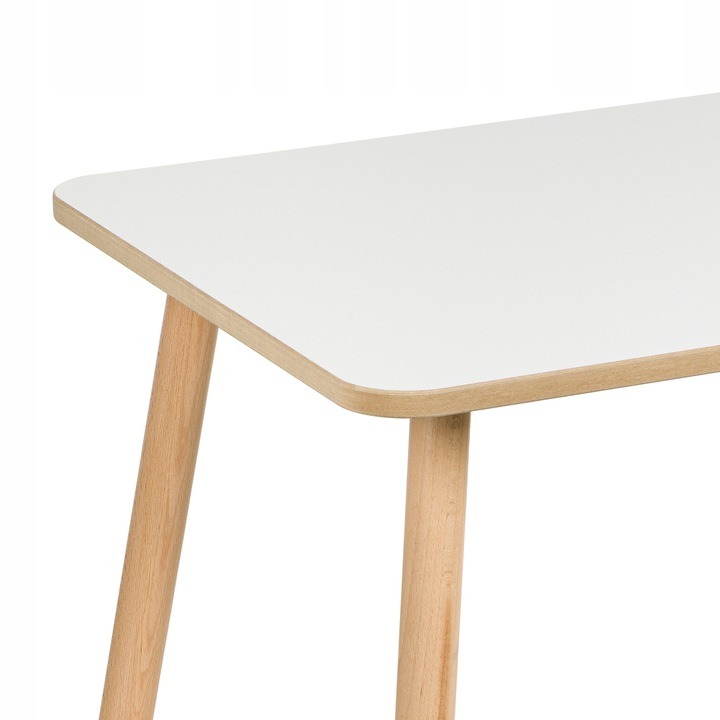 Biely stolík PlayPals Furniture na kreslenie a hry, 60 × 40 cm