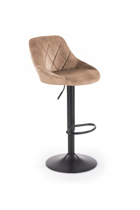 Halmar H101 béžová otočná barová stolička, sed 60–82 cm