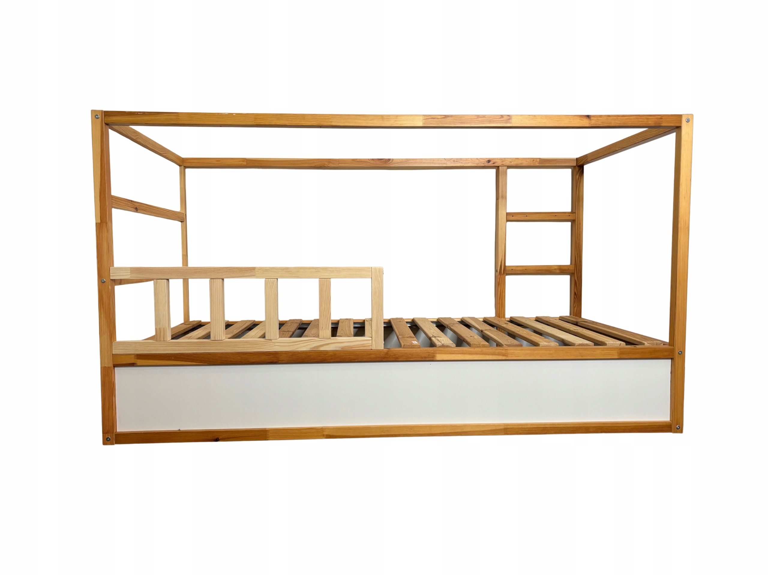 Drevené ochranné zábradlie NIVO pre posteľ IKEA KURA, 94,2 cm