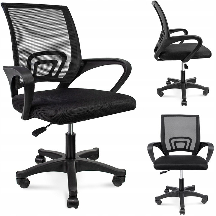Otočná stolička Jumi SMART CM-332966, čierna, nosnosť 110 kg