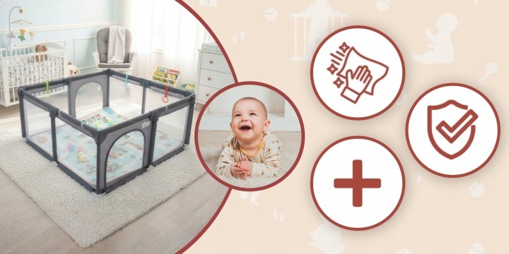 Daza Kids Premium – sivá ohrádka s 60 loptičkami a taškou