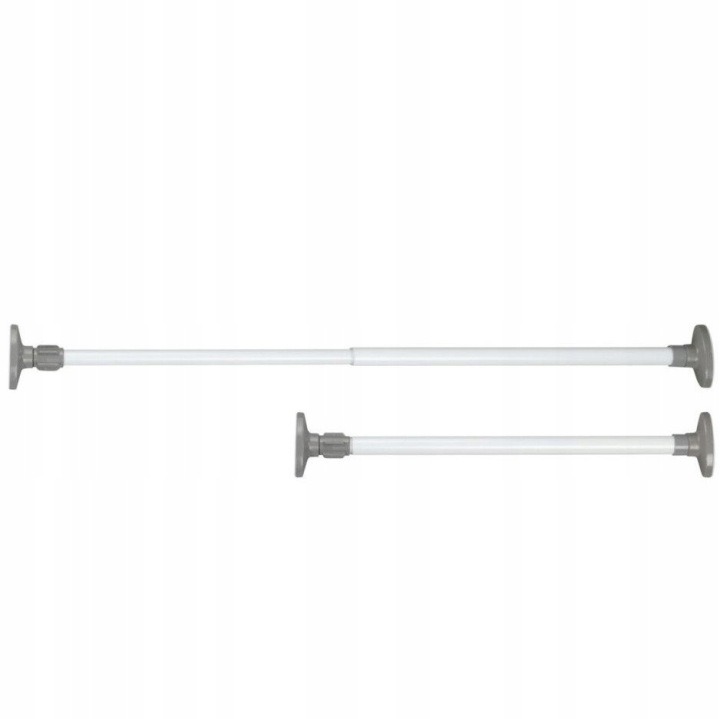 WENKO Herkules biela teleskopická tyč 47–80 cm, 2 kusy