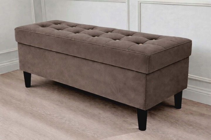 Čalúnená lavica Tapmebel 22334455 s úložným priestorom, 80 × 30 × 40 cm