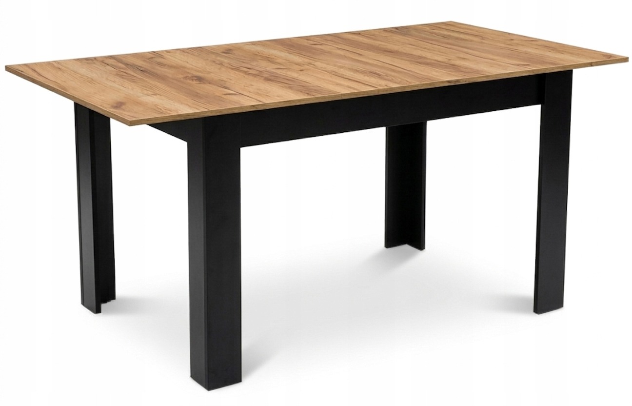 Rozkladací jedálenský stôl FUBRO 120 až 160 × 80 cm