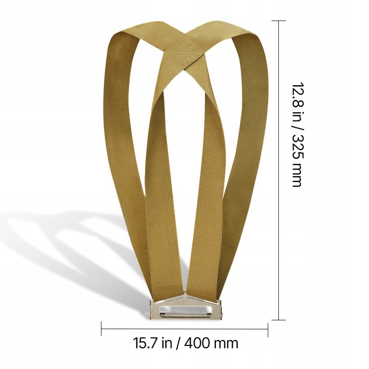 Sťahovacia súprava VEVOR s popruhom 381 cm, rukavicami a taškou