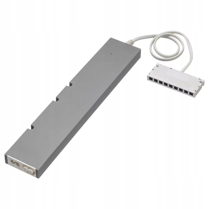 IKEA TRÅDFRI 603.426.56 je 30 W napájací modul pre kompatibilné integrované LED osvetlenie IKEA. Umožňuje svetlá zapínať, vypínať a stmievať bezdrôtovým ovládaním. Do jedného modulu možno zapojiť až 9 kompatibilných svetiel, ak ich súhrnný príkon nepresia