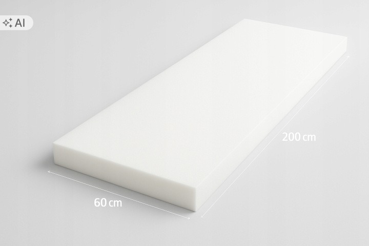 Biela pena T25 na lavice a kreslá, plát 200 × 60 cm