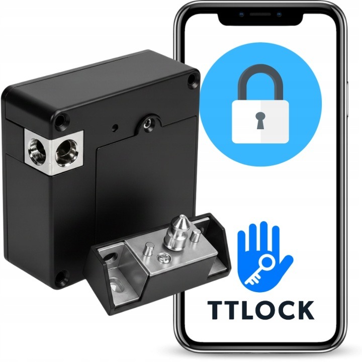Spreest CB-99 TTLock – skrytý RFID zámok na skrinku, 13,56 MHz