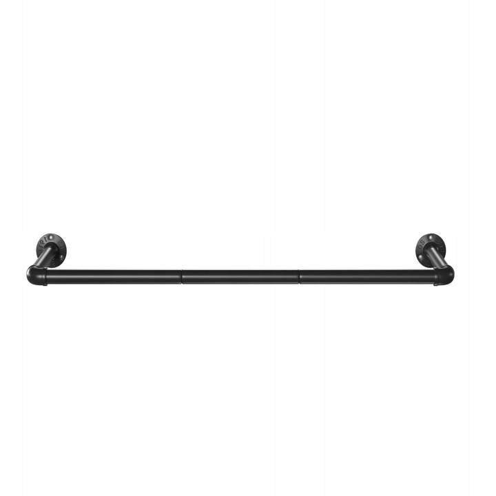 SONGMICS nástenný vešiak na oblečenie 92 cm, čierna oceľ