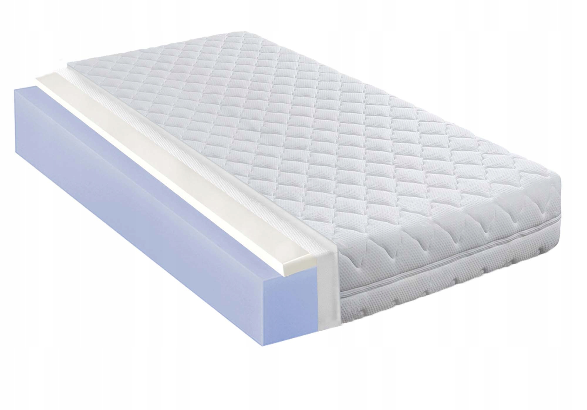 Matrac na posteľ - 190x200 MATRAC S VISCO PENOU TVRDOU H3/H4 23CM