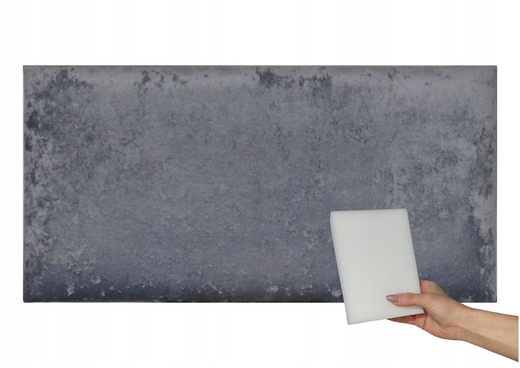 Panel za posteľ - 35x35 nástenné panely čalúnené dekoratívne velor