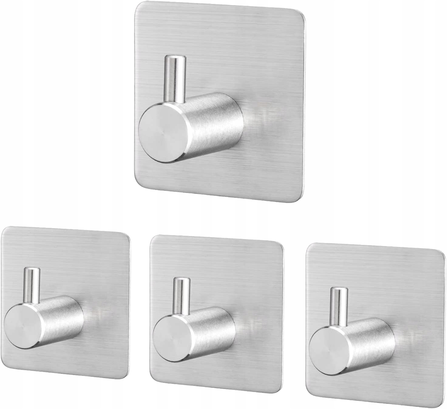 Vešiaky - 4x kúpeľňové háčiky pre samostatnú kúpeľňu