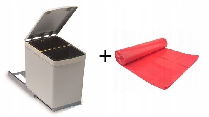 Kôš na triedenie odpadu - Sorter alveusového odpadu ALBIO 10 2 x 7,5 l