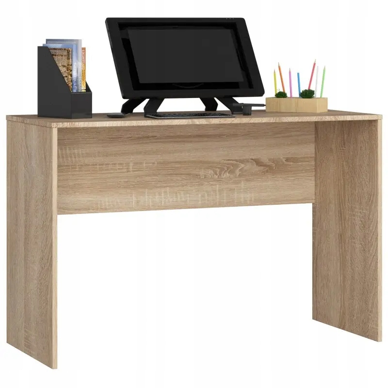 Písací stôl pre mládež - Jednoduchý prenosný stôl B-17 120 cm Sonoma