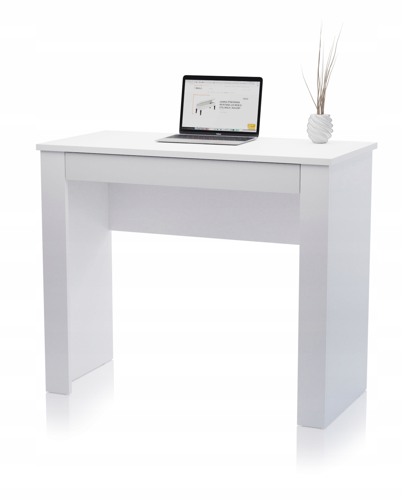 Písací stôl pre mládež - Nábytok počítačového stola laptop A-11 135 cm biely