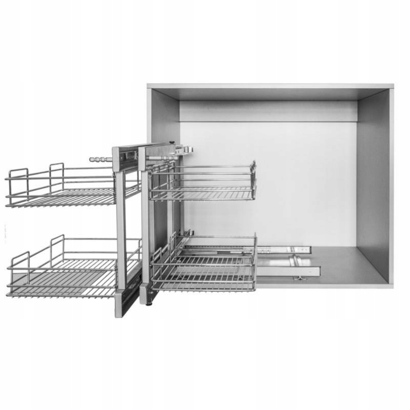 Rohový kôš Modern-Line 90 cm s mäkkým zatváraním, 32 kg