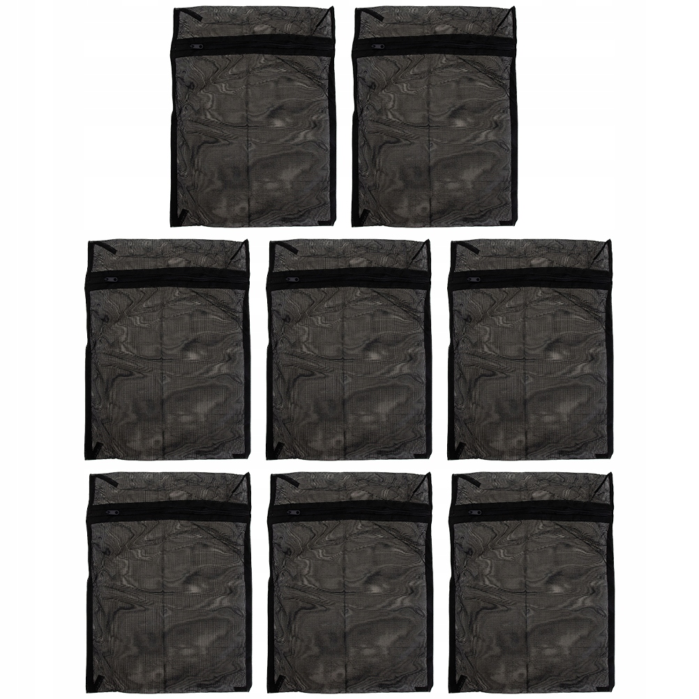 Kôš na bielizeň - Čierna umývacia taška BRAS MESH BAG 8 PCS