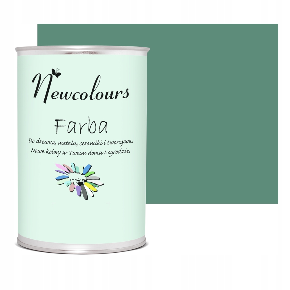Newcolour akrylová farba zelená tropics 900 ml